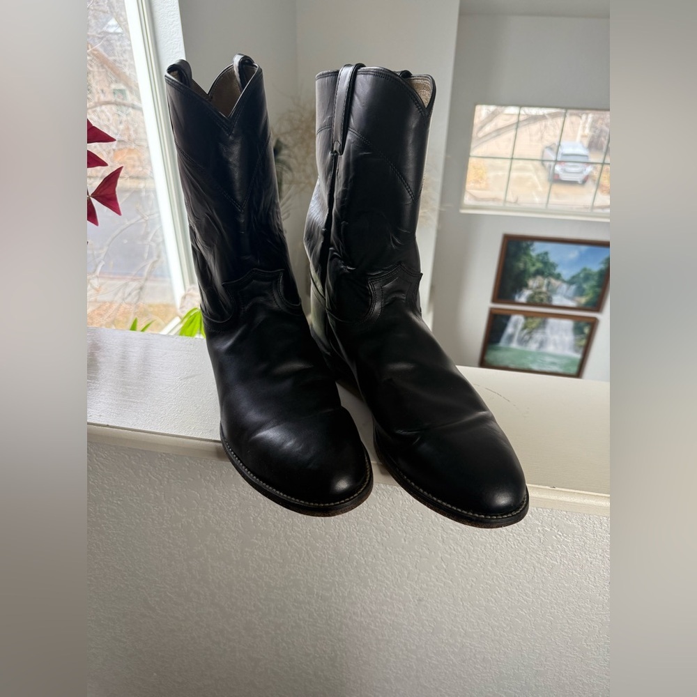Justin Men’s Boots Classic Black Western Boots